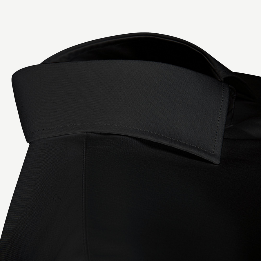 LO PRESTI SHIRT BLACK WITH SILVER BUTTONS